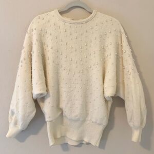 Vintage Pearl Crewneck Sweater Size S